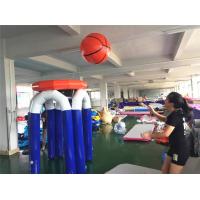 China Fun Inflatable Interactive Games Party Games For Adults 1.9m Height Giant Inflatable Basketball Hoop Set on sale