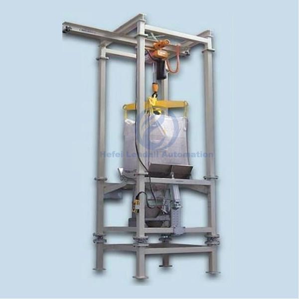 High Speed Jumbo Bag Unloading System For Magnetic Materials Industry