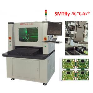 White Color PCB Routing Machine For Milling Joints FR4 CEM MCPCB Boards