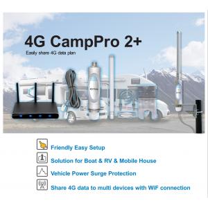 Campro LTE 4G Signal Amplifier , Universal WiFi Range Extender Kit For Caravan