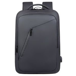 China Waterproof Men's Laptop Backpack Large Capacity Business Bag with Multi-Compartment Zipper Hasp Closure Type wholesale