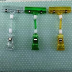 China Special offer sales transparent shelves clip to POP advertising price tag clip to clip supplier