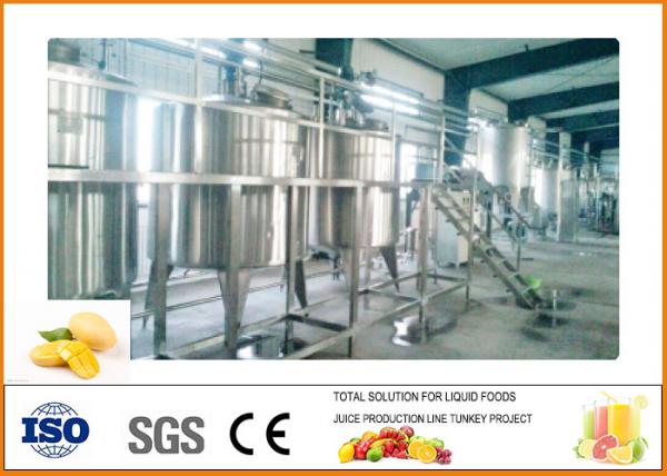 Turnkey ss304 Mango Puree Paste Processing Line CFM-S-09 ISO9001 Certification