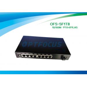 China Full Duplex Optical Fiber Switch 8 Port 1536 Bytes Frame UTP Cable supplier