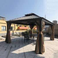 China Polycarbonate Double-Roof Canopy   Outdoor  Hardtop  Gazebo   Gazebo Canopy on sale