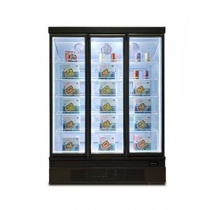 China Adjustable Shelves Commercial Display Freezer For Mall 1650W supplier