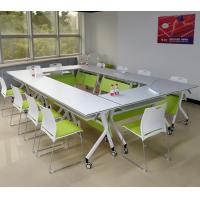 China EBUNGE Modern Foldable School Table Standing Office Furniture Conference Room Desk With Four Wheels on sale