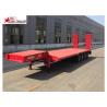 Customized Color Extendable Flatbed Trailer With Manual Or Hydraulic Ladder