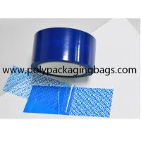 China Blue PET Tamper Evident Security Tape For Carton Sealing on sale