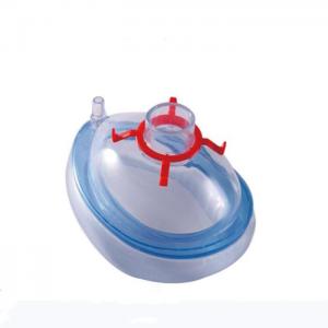 Medical PVC Air Cushion Face Mask , Disposable Anesthesia Face Mask