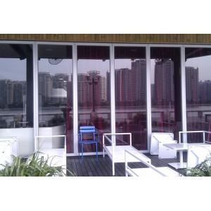 China Stacking Folding Frameless Glass Partitions Provide A Complete Sound Retardant Barrier supplier