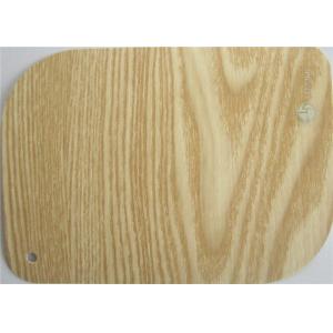 China Yellow Wooden Finish Pvc Vinyl For Wall Waterproofing WPC Panel supplier