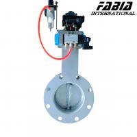 China Flanged Soft Seal Pneumatic Butterfly Valve For Water Supply And Drainage Pipes on sale