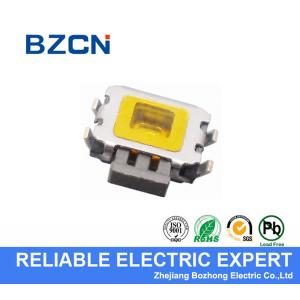 Side / Horizontal Press Right Angle Push Button , Right Angle SMD Tact Switch
