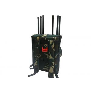 Tactical Manpack Portable Mobile Phone Signal Jammer 120 W Backpack Type