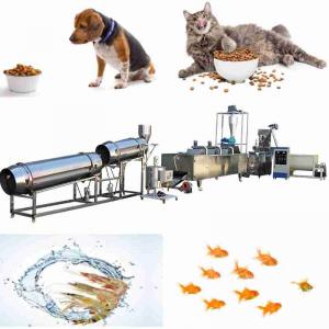 1000kg/H Floating Fish Feed Production Line SGS Fish Feed Pellet Extruder
