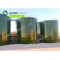 China 50000 Gallons Glass Fused To Steel Bolted Agricultural Grain Storage Silos For Corn And Seeds on sale