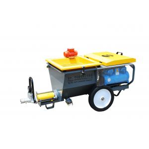 China Screw Type Mortar Spraying Machine With Air Compressor supplier
