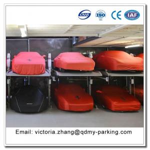 Shared Posts Cantilever Car Parking Lift Underground Basement Car Lifts for Home Garages