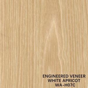 Hotel Recon Wood Veneer White Apricot H07C Flat Cut Length 3100mm