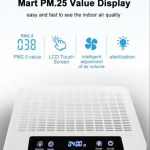 H13 Hepa PM2.5 Air Purifier Large Room 1000m3/h Negative Ion Air Cleaner