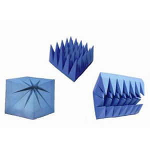 China Microwave RF absorber PU Foam based Pyramid RF Absorbers supplier