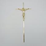 ZD012 Large Antique Gold Crucifix High Reinforced With Christian Pattern