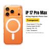Coque magnétique transparente iPhone 17 Air Pro Max TPU PC