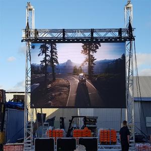 China Full Colour Led Video Wall Rental , Outdoor Led Screen For Car Show / Stage supplier