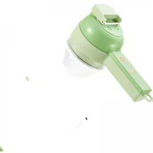 China Handheld electric vegetable cutter with 3pcs PEVA freezer  bag and 1pc cleaning cloth supplier