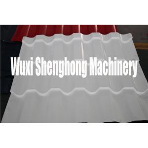 China Stand Seam White Glazed Roof  Roll Forming Machine / Fancy Encaustic Tile Forming Mill supplier