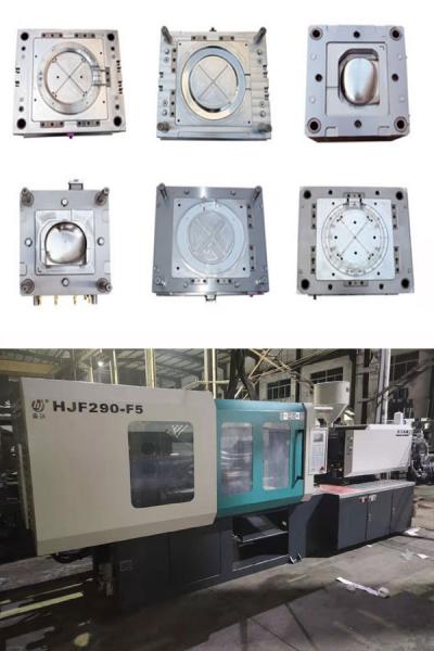 Professional 160.8 Injection Pressure US Plastic Injection Molder with 490 Mold Closing Stroke