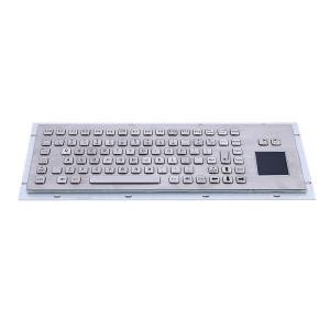 China 82 key industrial touchpad keyboard with 12 function key and built-in mouse wholesale