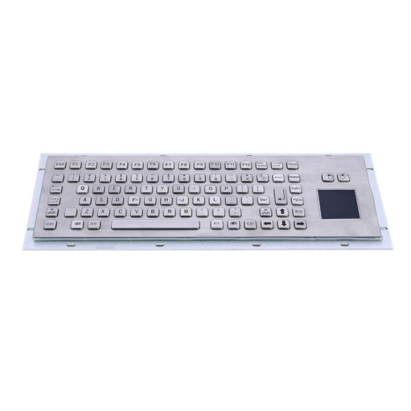 82 key industrial touchpad keyboard with 12 function key and built-in mouse