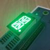 China Pure Green 0.8&quot; 16 Segment Alphanumeric Display High Luminous Intensity Fit Instrument Panel wholesale