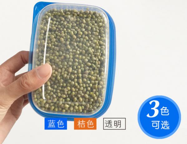 Plastic Dry Food Disposable Plastic Containers , Flip Top Cereal Keeper