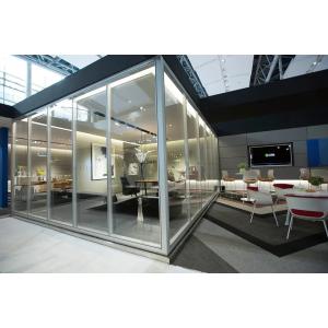 OEM Transparent Interior Glass Partition Wall Block For Room
