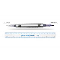 China Surgical Skin Marker Pen / 1.0mm Fiber Nib Skin Marker Pen For Permanent Makeup Eyebrow on sale