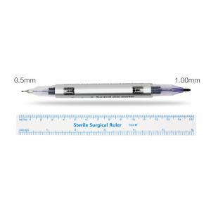 China Surgical Skin Marker Pen / 1.0mm Fiber Nib Skin Marker Pen For Permanent Makeup Eyebrow supplier