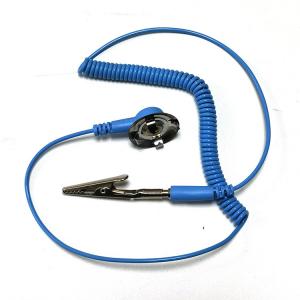 Wired PVC ESD Anti Static Wrist Strap For Electronic Industry