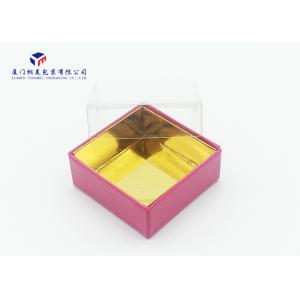 Durable 0.35mm Clear PET Cover Retail Packaging Boxes For Small Jewelry Box