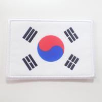 China Popular National Flag Custom Embroidery Patches For Clothes Hat Bag on sale