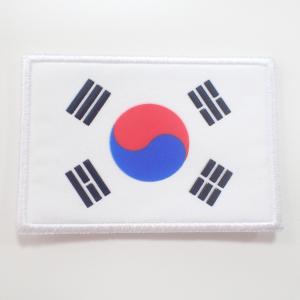 Popular National Flag Custom Embroidery Patches For Clothes Hat Bag
