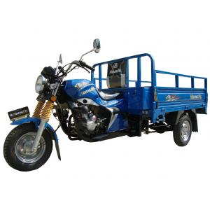 Blue Fuel Motor 150CC Cargo Tricycle With Round Headlight Load 800kg