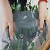 Customized PVC Coated Mosquito Proof Window Screen For Bedroom Door Orange Coated