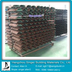 Hot sale roofing stone tiles round ridge cap