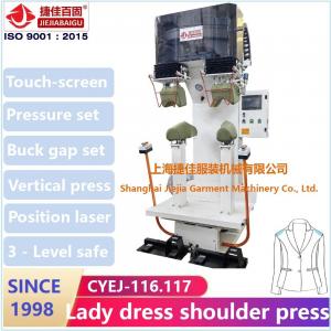 Lady Blazer Double Shoulder Jacket Pressing Machine Vertical Steam Ironing Equipment