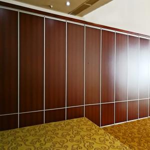 Aluminium Frame Sliding Movable Decorative Mesh Louvered Demountable Partition Wall