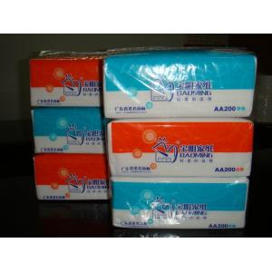 China Plastic Bag Soft Pack Tissue 2 Ply 100sheets 18*20cm 14gsm supplier
