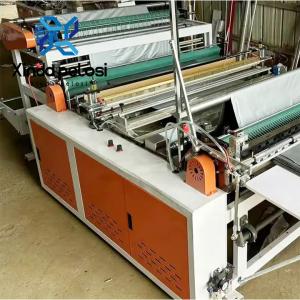 Four Lines Plastic Side Seal Shopping Bag Making Machines High Speed